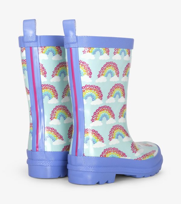 Magical Rainbows Shiny Rain Boots Cheap