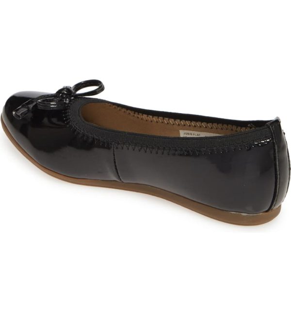 Josie Kid s Ballet Flat - Black Patent Fashion