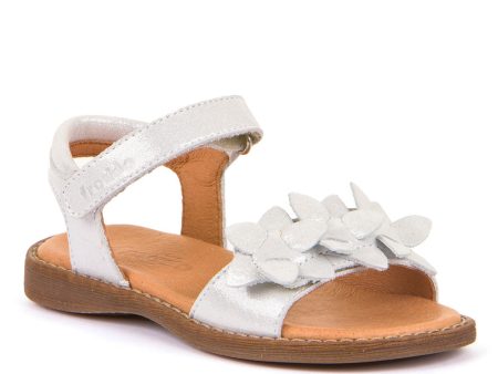 Dressy Kid s Leather Sandal - White Supply