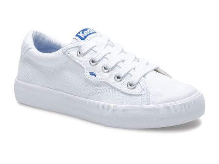 Crew Kick  75 Kid s Sneaker - White Canvas Fashion