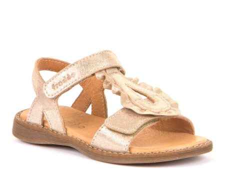 Dressy Kid s Leather Sandal - Gold Online now