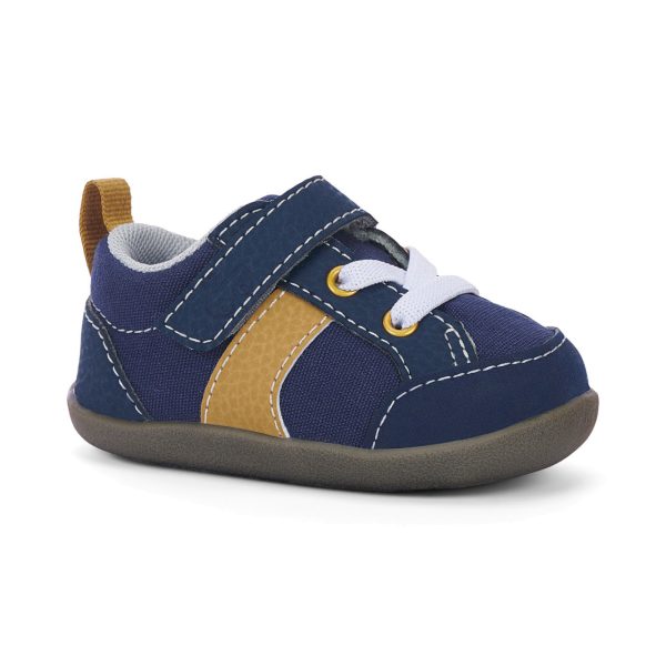 Conor Mini (First Walker) Infant Shoe - Navy Fashion