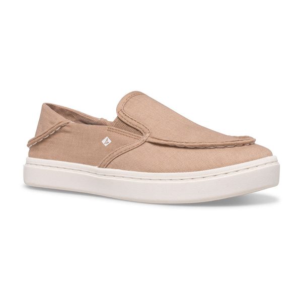 Salty Kid s Slipon  Canvas Sneaker - Khaki Online Sale