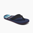 REEF MENS WATERS SANDAL - NAVY STRIPE Supply