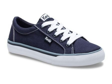 Jump Kick Kid s Lace Sneaker - Navy Canvas Sale