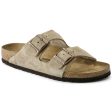 Arizona Adult Suede Sandal - Taupe Sale