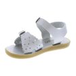 Ariel Casual Kid s Sandal - Silver Leather Fashion