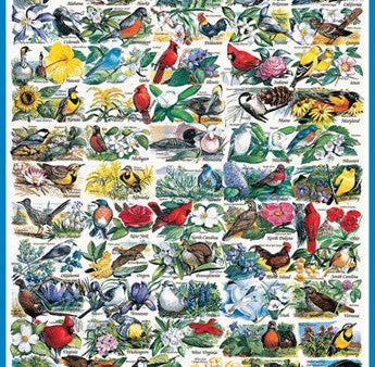 State Birds & Flowers Jigsaw Puzzle - 1000 Piece Supply