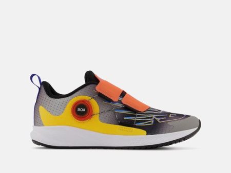 FuelCore Kid s Reveal BOA® Trainer - Black with Orange and Blue Supply