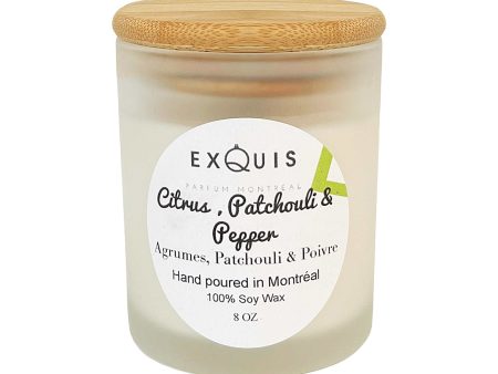 Citrus, Patchouli & Pepper Candle For Cheap