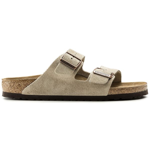 Arizona Adult Suede Sandal - Taupe Sale