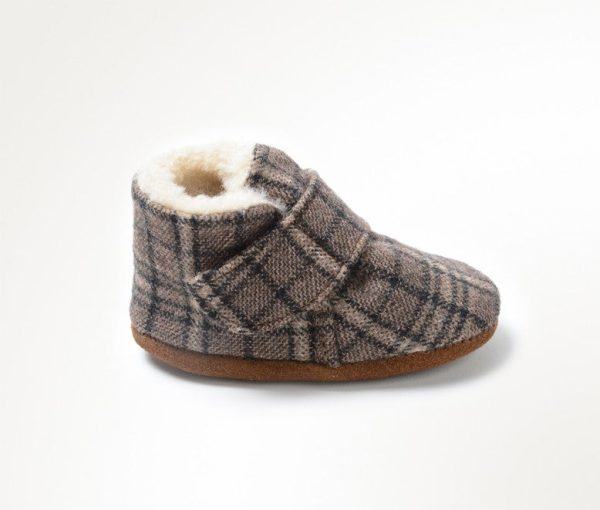 Infants  Sawyer Bootie - Brown Plaid Online