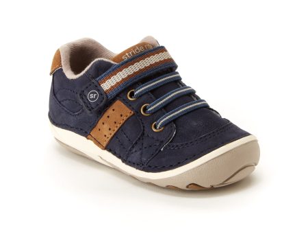 Soft Motion Artie (First Walking) Sneaker - Navy Tan For Sale