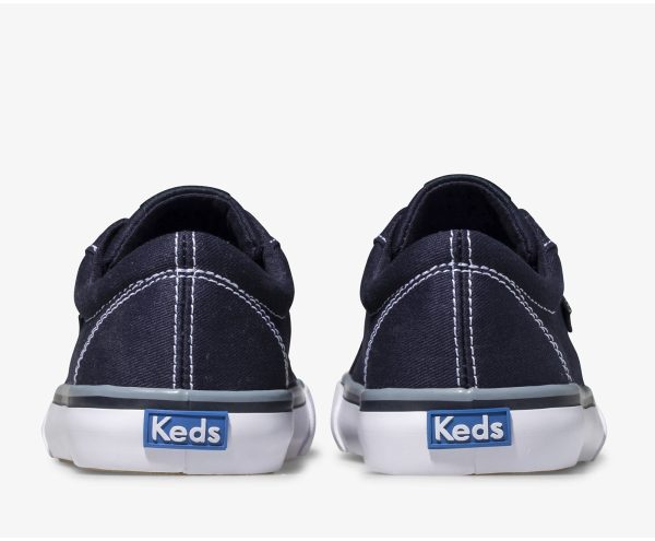 Jump Kick Kid s Lace Sneaker - Navy Canvas Sale