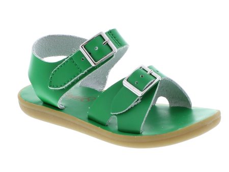 Tide Casual Kid s Leather Sandal - Kelly Green Online now