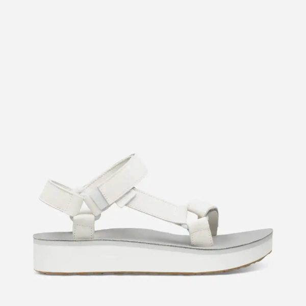 Midform Universal Leather Women s Sandal - White Supply