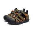 Seacamp II Kids  CNX Active Sandal - Dark Olive Gold Flame For Sale