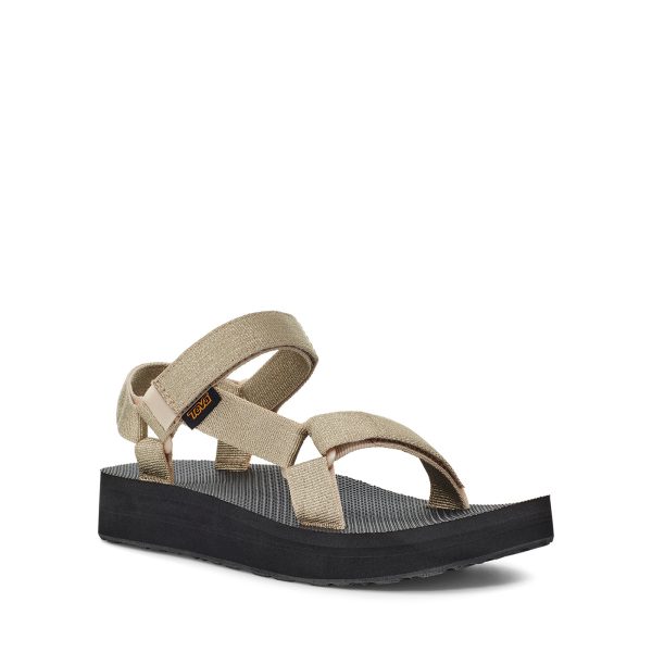 Midform Universal Women s Sandal - Metallic Champagne Sale