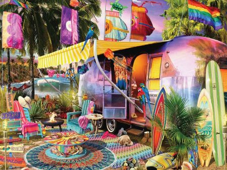 Beach Camper Jigsaw Puzzle - 1000 Piece Cheap