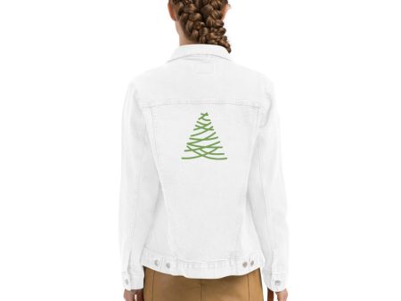 Happy Holidays denim jacket Fashion