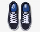 Jump Kick Kid s Lace Sneaker - Navy Canvas Sale