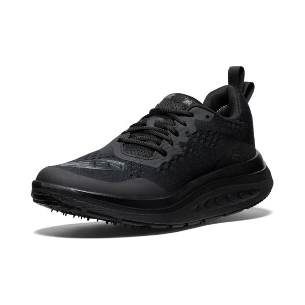 WK400 Men s Athletic Walking Shoe - Triple Black Fashion