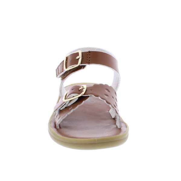 Ariel Eco Kid s Casual Sandal - Tan Microfiber Online now