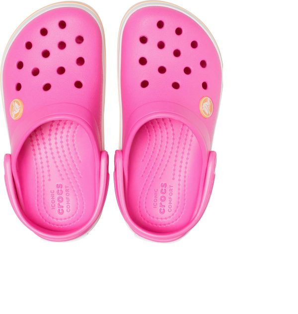 Kids Crocband Clog - Pink Cantaloupe Hot on Sale