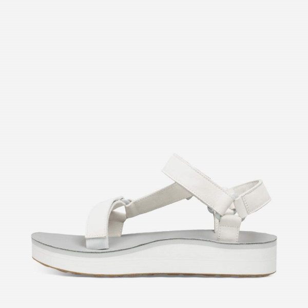 Midform Universal Leather Women s Sandal - White Supply