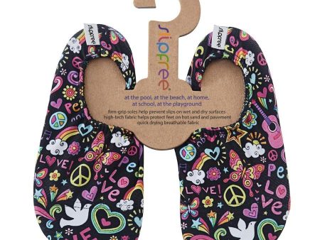 Adult Slipfree Water Socks -Black Peace Supply