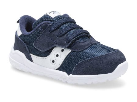 Saucony Little Kid s Jazz Riff Sneaker - Navy White Discount