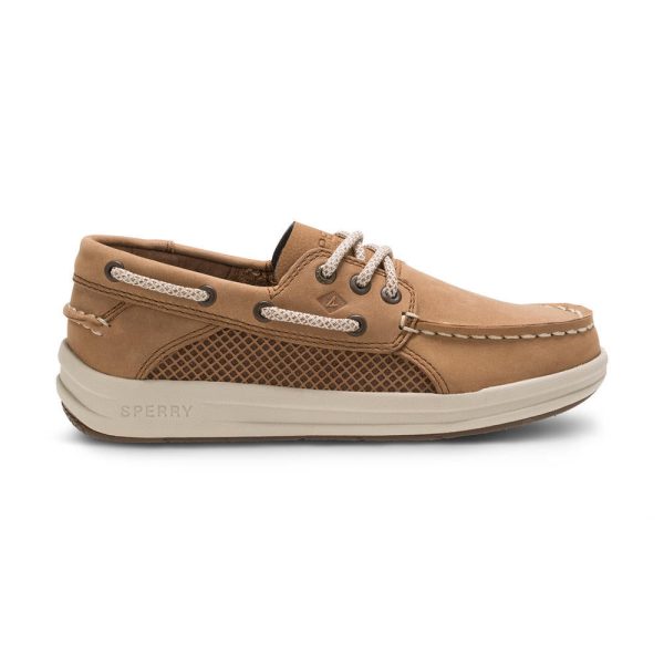 Gamefish Top-Sider Kid s Boat Shoe - Dark Tan Online Hot Sale