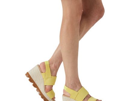 Joanie II Women s Hi Slingback Wedge Sandal - Sunnyside Yellow Discount