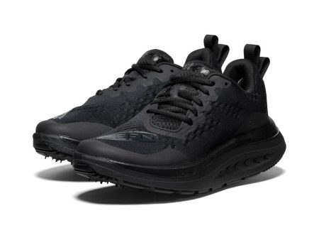 WK400 Men s Athletic Walking Shoe - Triple Black Fashion