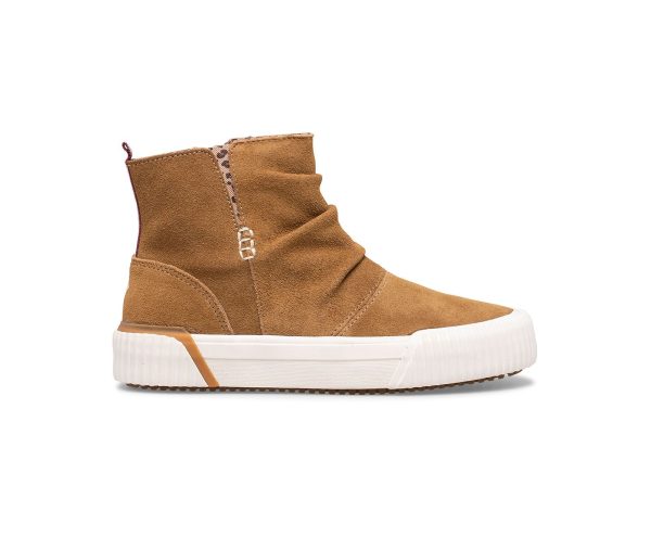 Soletide Kid s Mid Sneaker Boot - Tan Supply