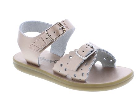 Ariel Eco Kid s Casual Sandal -Rose Gold Microfiber For Sale