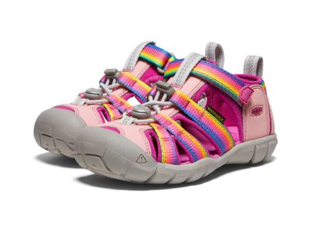 Seacamp II Kids  CNX Active Sandal - Rainbow Festival Fuchsia on Sale