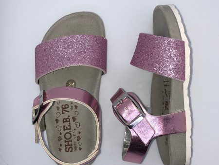 Sho.e.b.76 Kids Glitter Sandal - Pink Online Sale