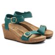 Papillio Soley Women s Leather Sandal - Lake Green Discount