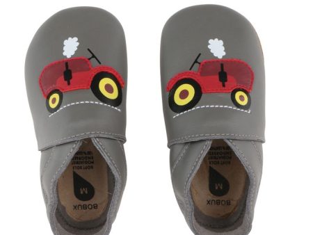 Soft Sole Leather - Grey Tractor Online Hot Sale