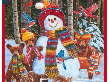 ⭐HOLIDAY⭐ Visiting the Snowman Jigsaw Puzzle - 500 Piece Cheap