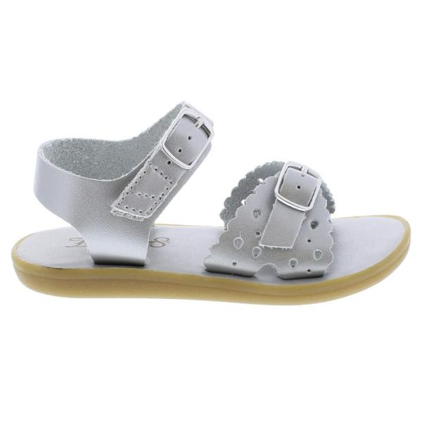 Ariel Casual Kid s Sandal - Silver Leather Fashion