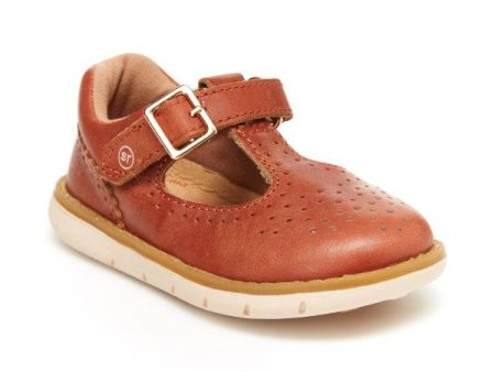 SRTech Nell T-Strap Shoe - Sierra Brown Sale