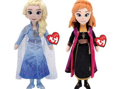 Ty Disney Frozen Dolls - Elsa & Anna For Discount