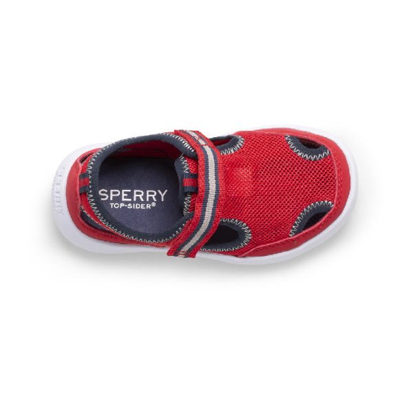 Coastal Break Jr. Kid s Sandal - Red Navy For Discount