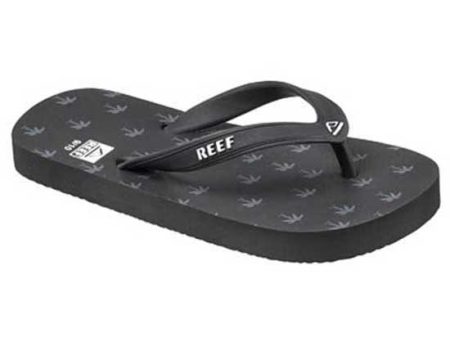 REEF KIDS SWITCHFOOT PRINT - BLACK For Cheap