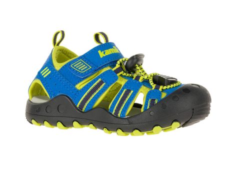 Crab Kid s Sandal - Strong Blue Lime Supply