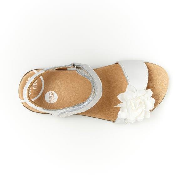 SRTech Truly Sandal - White Leather Online Hot Sale