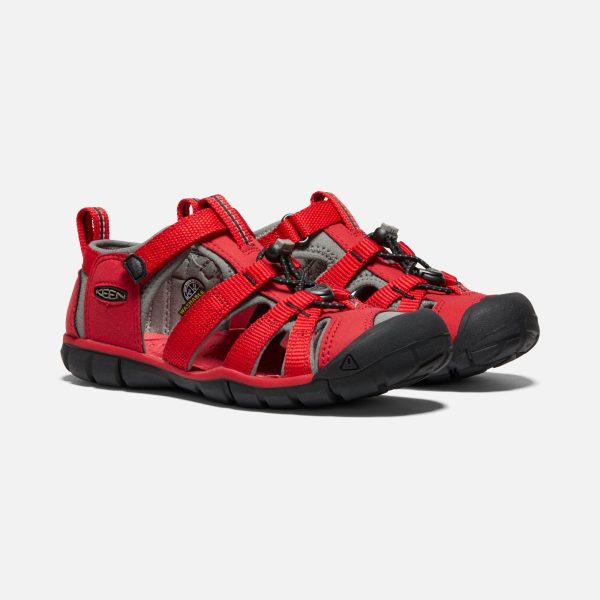 Seacamp II Kids  CNX Active Sandal - Racing Red Gargoyle Online Sale