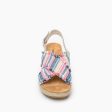 Womens  Breeze Wedge Platform Sandal - Multi Discount